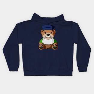 Leonardo da Vinci Teddy Bear Kids Hoodie